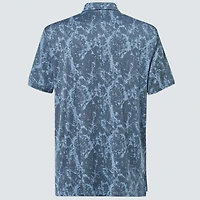 Men's Marble Jacquard Short Sleeve Polo