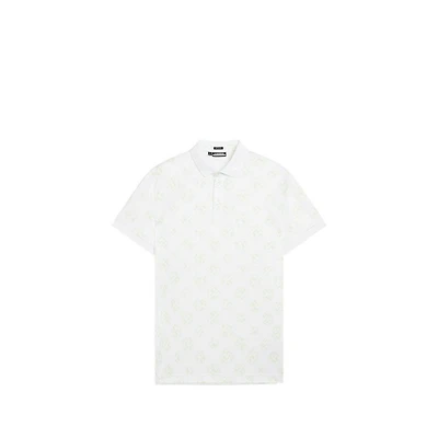 Men's Tour Tech Print Short Sleeve Polo