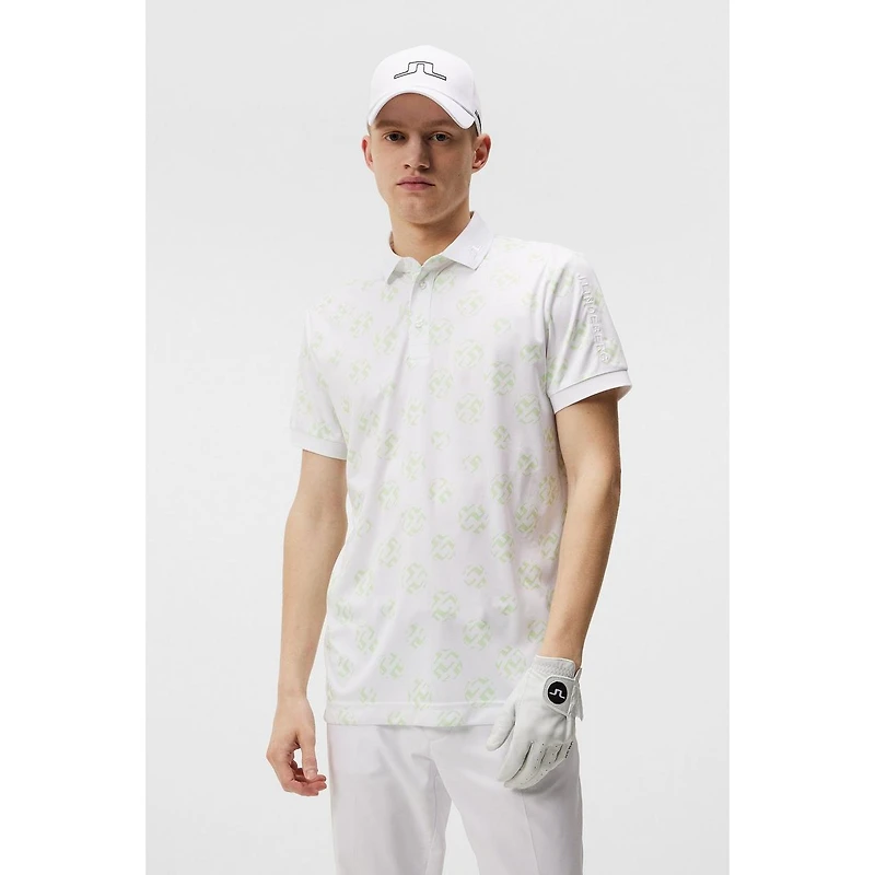 Men's Tour Tech Print Short Sleeve Polo