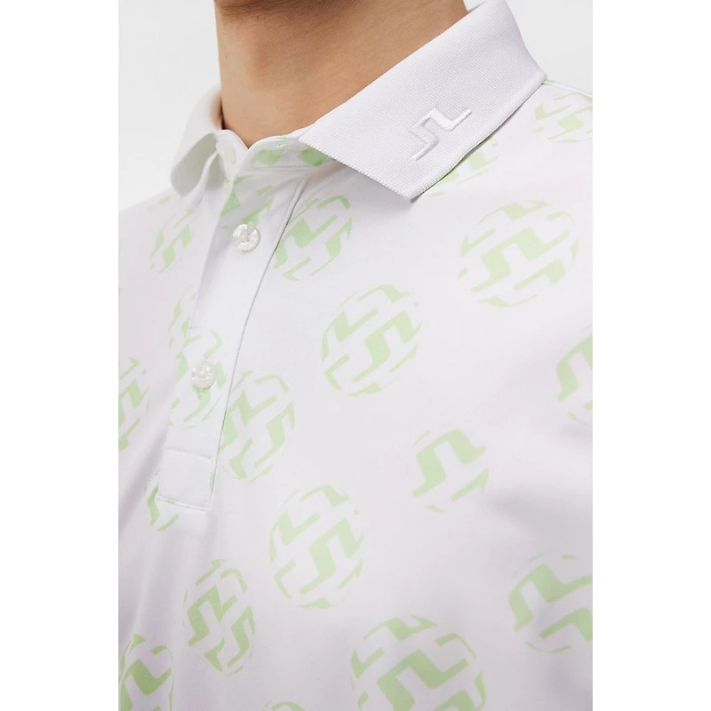 Men's Tour Tech Print Short Sleeve Polo