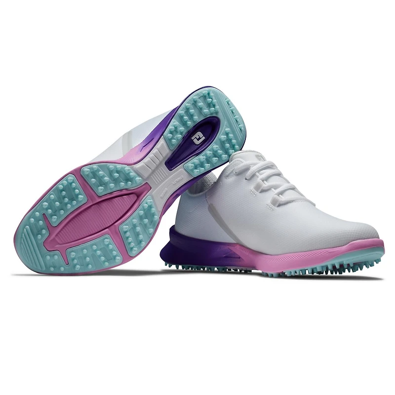 Women's Fuel Sport Spikeless Golf Shoe - White/Multi