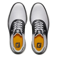 Men's Traditions Saddle Spiked Golf Shoe - White