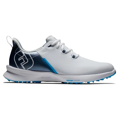 Men's Fuel Sport Spikeless Golf Shoe - White/Navy