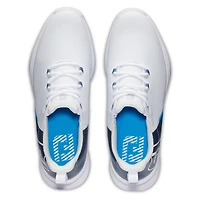 Men's Fuel Sport Spikeless Golf Shoe - White/Navy