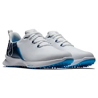Men's Fuel Sport Spikeless Golf Shoe - White/Navy