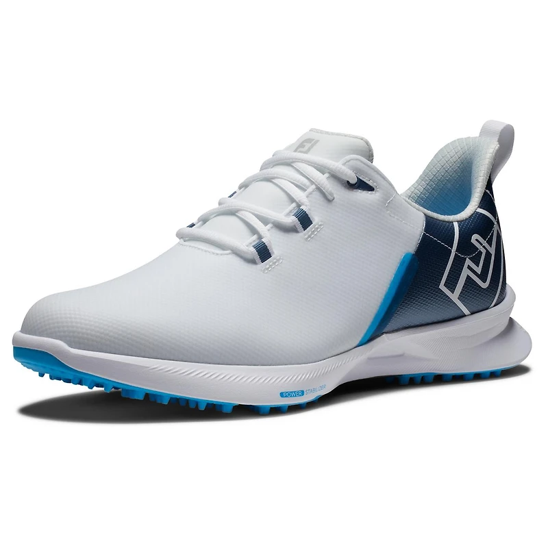 Men's Fuel Sport Spikeless Golf Shoe - White/Navy