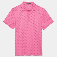Men's Skull & T's Scribble Print Short Sleeve Polo