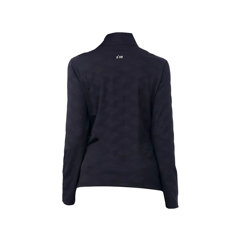 Women's Maida 1/4 Zip Mock Neck Long Sleeve Top