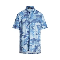 Men's Airflow Printed Camo Short Sleeve Polo