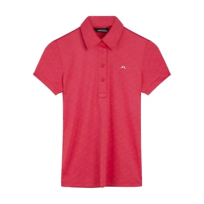 Women's Alaya Jacquard Short Sleeve Polo