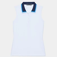 Women's Gradient Collar Sleeveless Polo