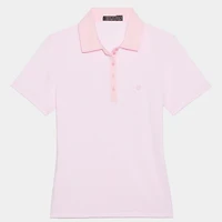 Women's Tech Jersey Stripe Short Sleeve Polo