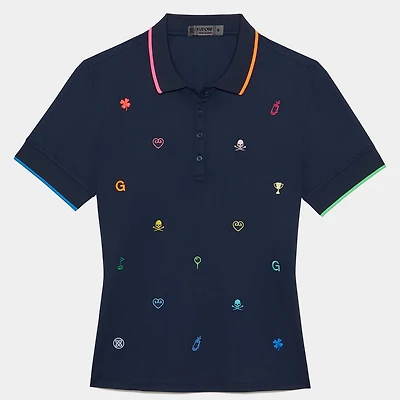 Women's Icon Embroidered Short Sleeve Polo