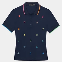 Women's Icon Embroidered Short Sleeve Polo