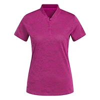 Women's Jaquard Short Sleeve Polo