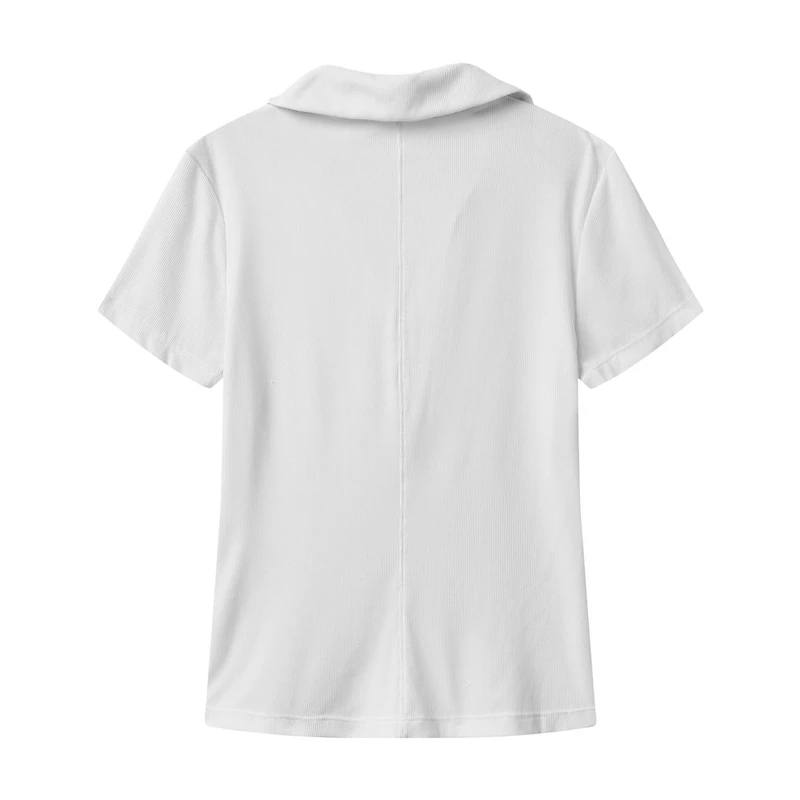 Women's Barcelona Ribbed Short Sleeve Polo