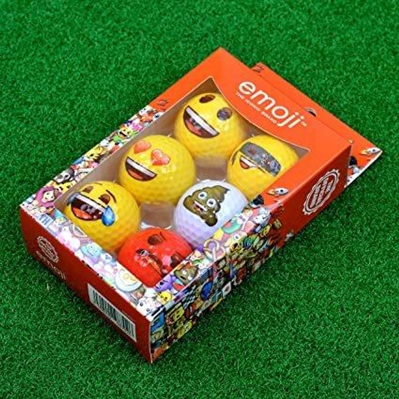 Emoji Golf Balls - 6 Pack
