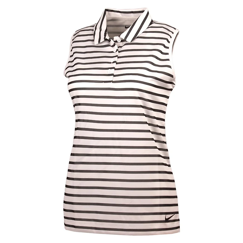 Women's Dri-Fit Victory Striped Sleeveless Polo