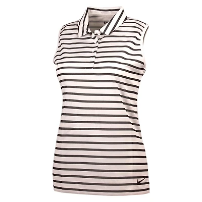 Women's Dri-Fit Victory Striped Sleeveless Polo
