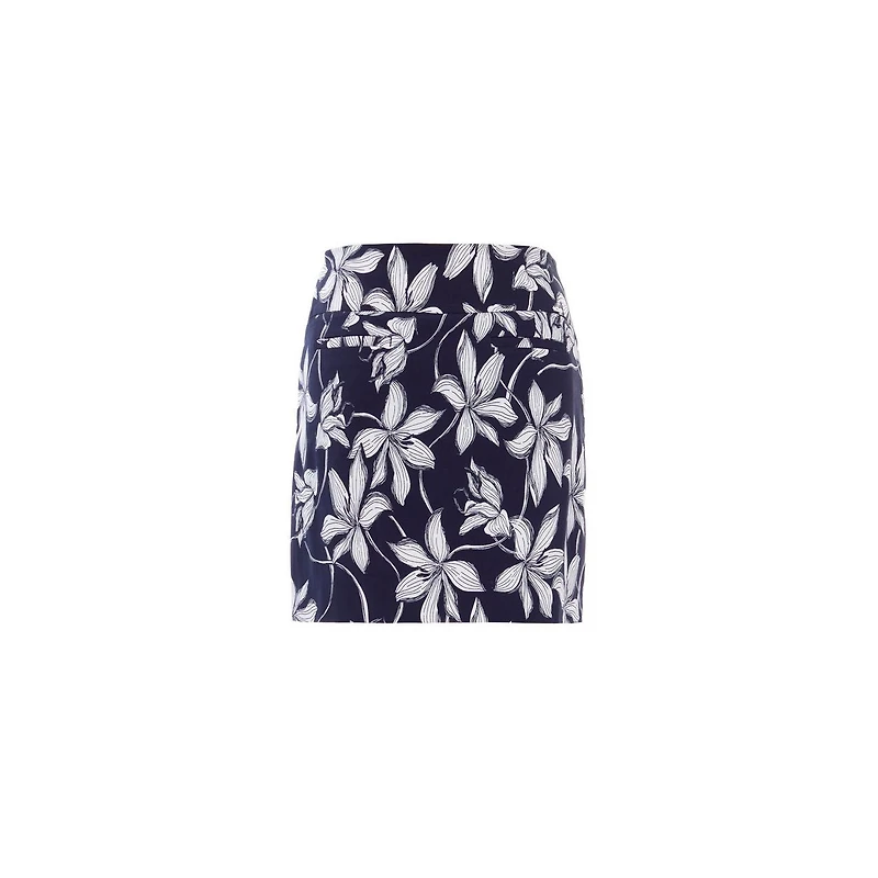 Women's Lily Print 18 Inch Skort