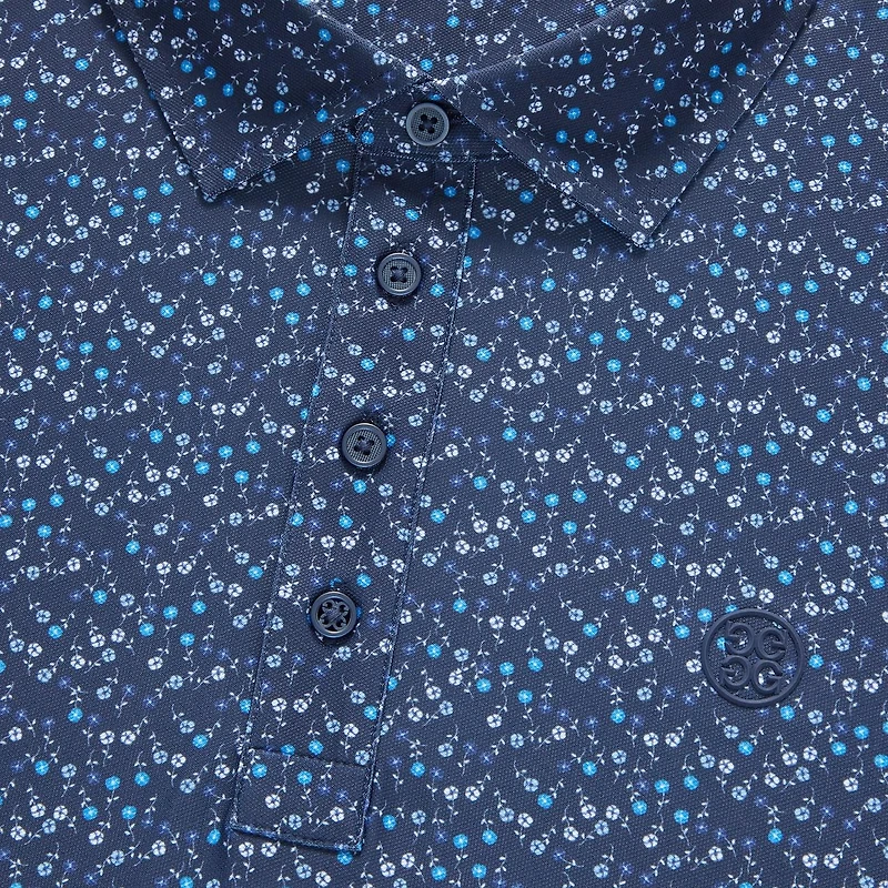 Men's Aye Papi Printed Pique Short Sleeve Polo