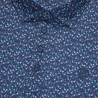 Men's Aye Papi Printed Pique Short Sleeve Polo