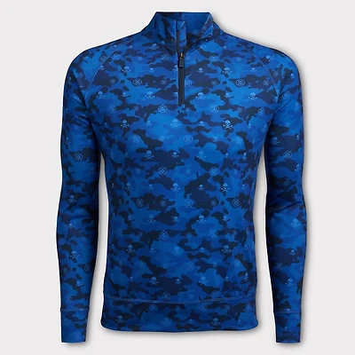 Men's Printed Mid Tech Jersey 1/4 Zip Pullover