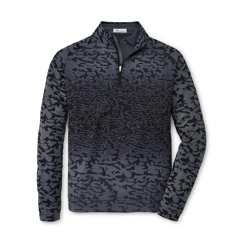 Men's Perth Raglan Camo Performance 1/4 Zip Pullover