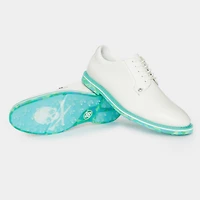 Men's Saddle Gallivanter Spikeless Golf Shoe - White/Green