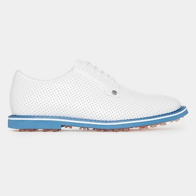 Men's Perforated Gallivanter Spikeless Golf Shoe - White/Blue