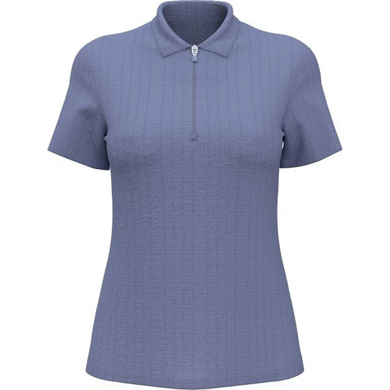 Women's Pro Spin 1/4 Zip Heather Short Sleeve Polo