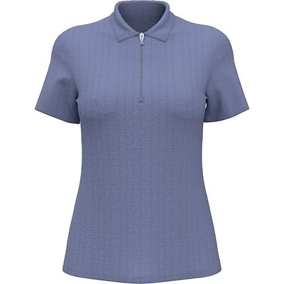 Women's Pro Spin 1/4 Zip Heather Short Sleeve Polo
