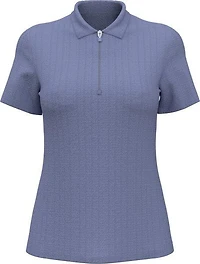 Women's Pro Spin 1/4 Zip Heather Short Sleeve Polo