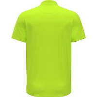 Men's Active Textured Print Short Sleeve Polo