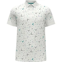 Men's All Over Chev Geo Short Sleeve Polo