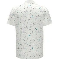 Men's All Over Chev Geo Short Sleeve Polo