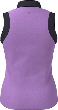 Women's Colourblock Sleeveless Polo