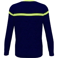 Men's Mixed Media Crewneck Sweater