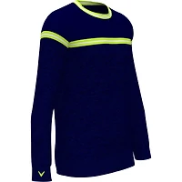 Men's Mixed Media Crewneck Sweater