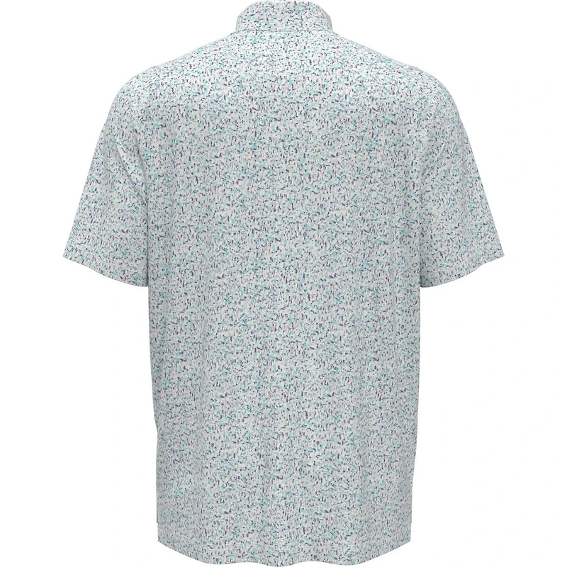 Men's All Over Micro Abstract Short Sleeve Polo