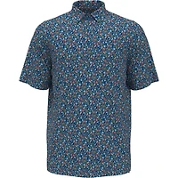 Men's Micro Golf Novelty Short Sleeve Polo