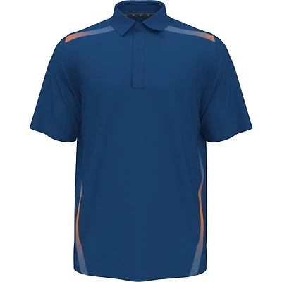 Men's Performance Mixed Media Short Sleeve Polo