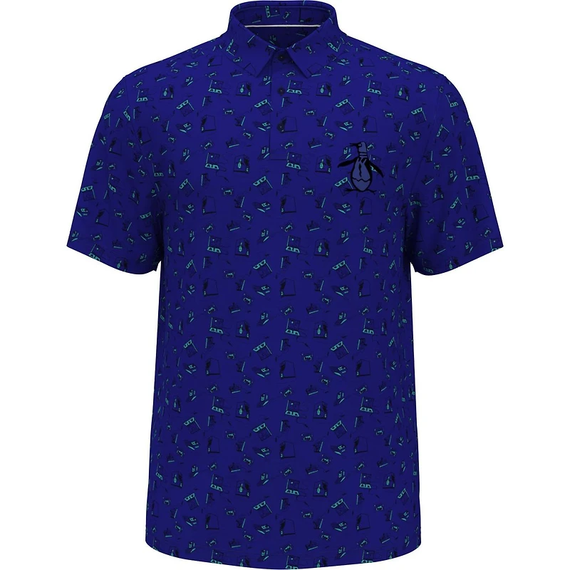 Men's Retro Arcade Short Sleeve Polo