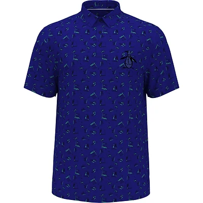 Men's Retro Arcade Short Sleeve Polo