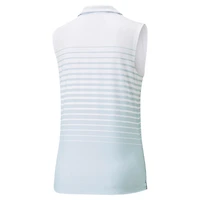 Women's MATTR Stripe Sleeveless Polo