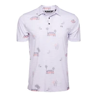 Men's Four Wheeling Short Sleeve Polo