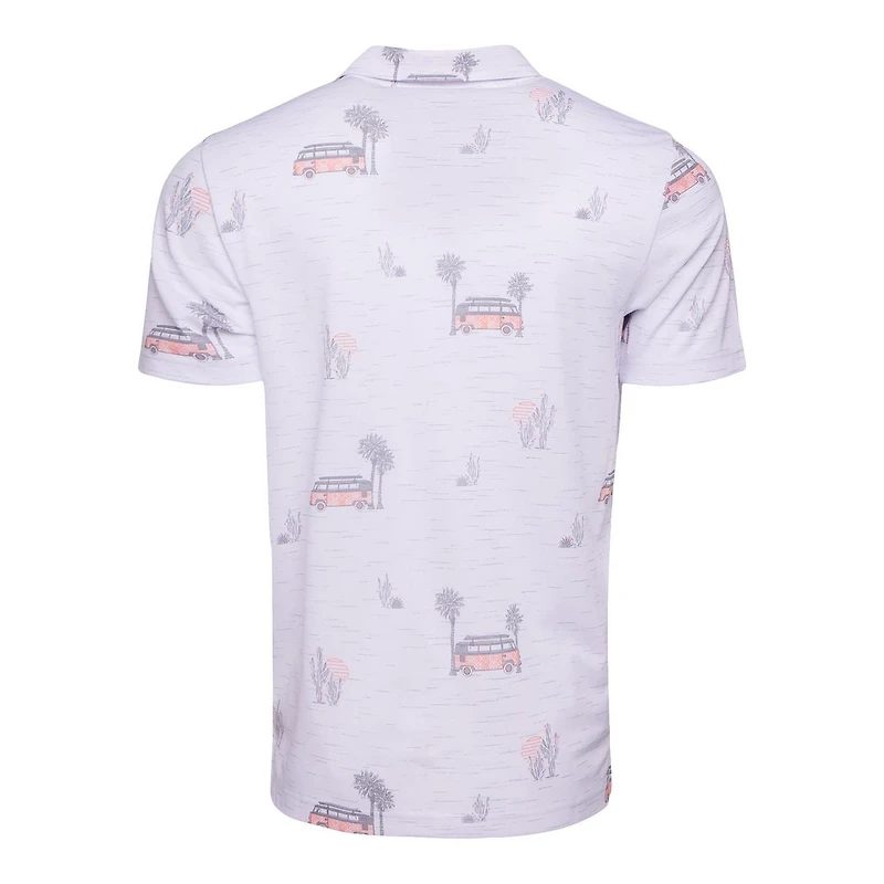 Men's Four Wheeling Short Sleeve Polo