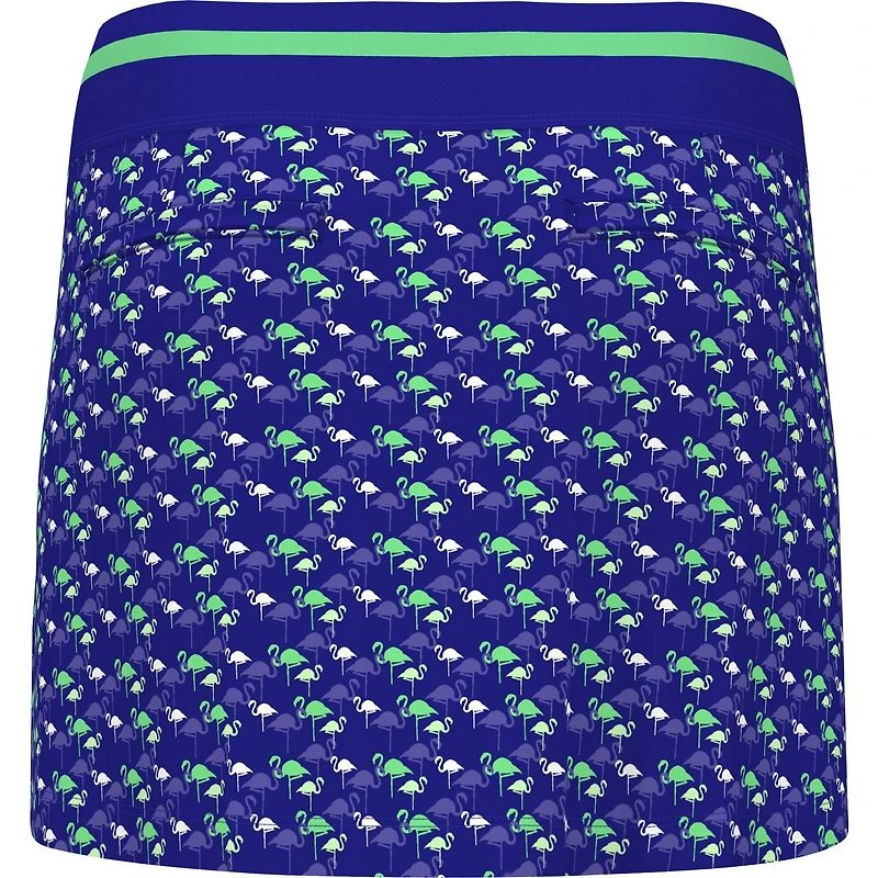 Women's Flamingo Print Skort