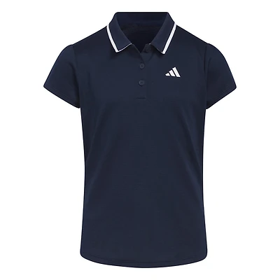 Girls Badge Short Sleeve Polo