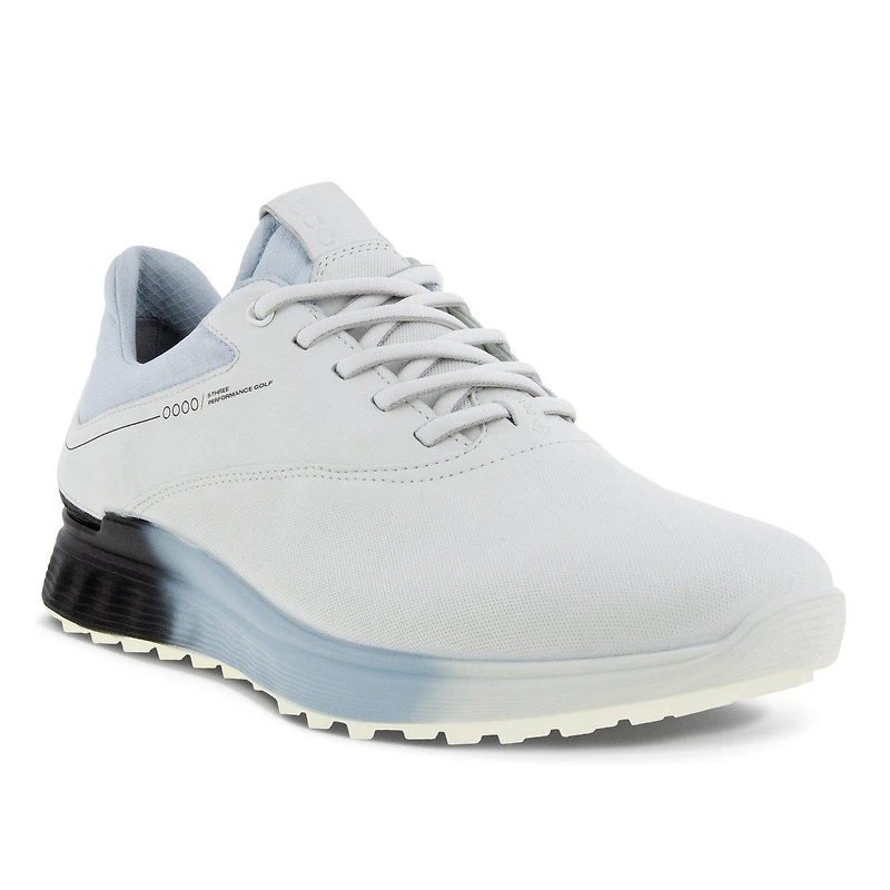 Men's S-Three Spikeless Golf Shoe - White/Blue